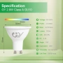 10 бр LED крушки GU10 2.9W (50W) | 520lm | Клас A , снимка 6