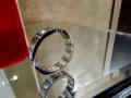 CARTIER Love White Gold 6 Diamonds Classic Model Пръстен, снимка 4