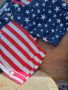 Удобни къси панталони с принт на американско знаме, дамски ежедневни, снимка 4