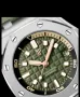 Мъжки луксозен часовник Audemars Piguet Royal Oak Offshore Diver Green Dial, снимка 3