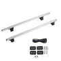 Напречни греди за багажник Automat – универсални, алуминиеви, 135 см, със заключване, снимка 1