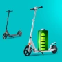 Сгъваема електрическа тротинетка с 8 инча гуми и скорост до 15 км./час SCOOTER5, снимка 8