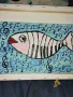 Картина платно маслени акрилни бои размер ш.32 /в.22, снимка 3