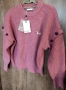 Co’ Couture – тъмно розов пуловер нов с етикет и брошка, снимка 4