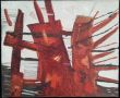 Стоил Мирчев ТОТЕМ 1996 година красива модерна картина с маслени бои, снимка 3