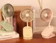 Мини вентилатор с щипка – преносимо освежаване с елегантен дизайн, снимка 1