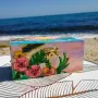 Ръчно изработена дървена кутия Happiness comes in waves , снимка 3