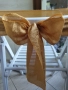 Златни панделки за столове за продажба, снимка 1