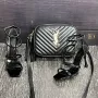 сандали на ток и чанта ysl saint laurent , снимка 2