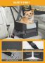 UNICITII Столче за кола за малки кучета с повдигаща седалка и регулируеми презрамки, снимка 7