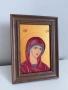 Ръчно рисувана икона на Пресвета Богородица , снимка 3