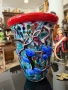 Многоцветна стъклена ваза - Murano. №7382, снимка 2