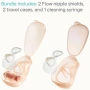 Нови Протектори за зърна 24 мм Flow Nipple Shield+ 2 броя комфорт при кърмене, снимка 2