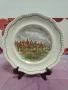 Порцеланова чиния сцена "на лов" , снимка 3