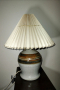 Много красива, стара лампа от керамика. , снимка 3