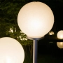 Соларна градинска лампа сфера BONETTI Ø30 см – автоматично осветление без кабели и сметки за ток, снимка 10