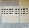 Букви/Емблеми Range Rover , снимка 1