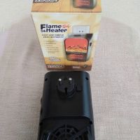 Портативна мини печка духалка с ефект пламък - Flame Heater 1000W, снимка 3 - Отоплителни печки - 45388838