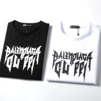 Balenciaga тениски черни и бели Безплатна Доставка, снимка 3 - Тениски - 44318152