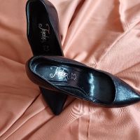 Дамски обувки от естествена кожа, снимка 1 - Дамски обувки на ток - 45569017