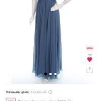 Чисто нова официална синя рокля размер М (40), снимка 6 - Рокли - 45845590