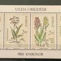 2069.  Швеция 1982 - “ Флора. Диви Орхидеи “ , **, MNH, снимка 1 - Филателия - 45476949