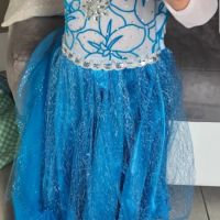 Рокля Елза 5-6 години, снимка 5 - Детски рокли и поли - 45468029