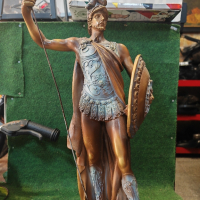 Статуетка римски войн 53/28 см, снимка 5 - Антикварни и старинни предмети - 45018863