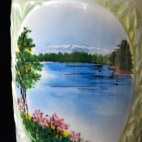 Ръчно рисувана vintage ваза, снимка 5 - Декорация за дома - 45838969