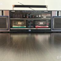 AIWA CA-W80 VINTAGE RETRO BOOMBOX Ghetto Blaster радио касетофон, снимка 11 - Радиокасетофони, транзистори - 46211731