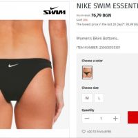 Nike Essential Bikini Bottoms бански долнище, снимка 12 - Бански костюми - 45374727