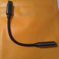Кабел-конвертор USB-C към аудио 3,5mm, female, за слушалки, снимка 3 - USB кабели - 45034084