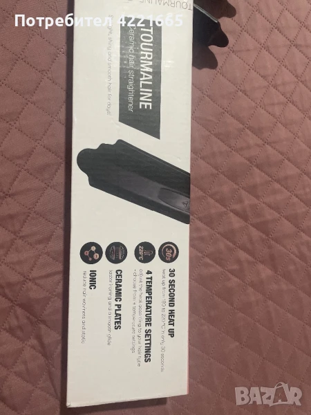 Преса за коса tourmaline, снимка 1