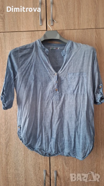 Синя лятна риза, снимка 1