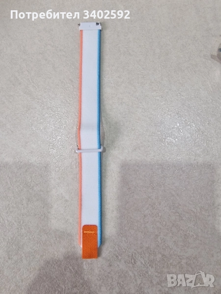 Страхотна универсална каишка за часовник на текстилна основа 22мм , снимка 1