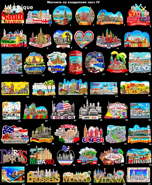 Магнити за хладилник част IV, снимка 1