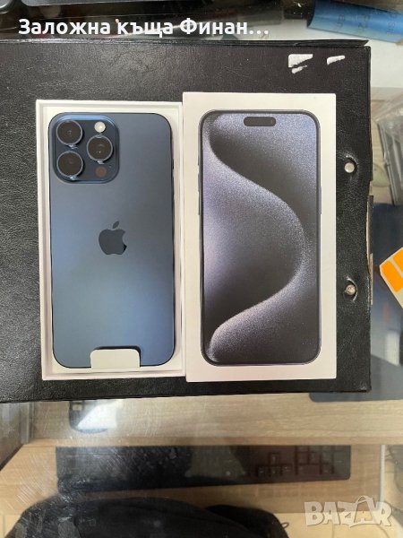 IPHONE 15 PRO MAX 256GB BLUE TITANIUM , снимка 1