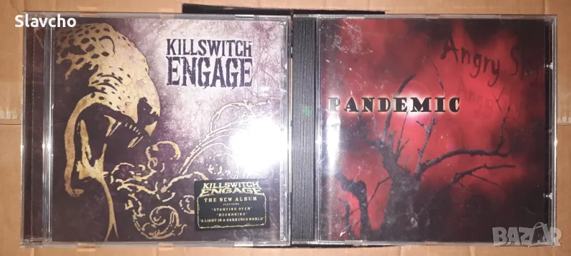 Компакт дискове на групите - Killswitch Engage (2009)/ Pandemic – Angry Sky (2002, CD), снимка 1