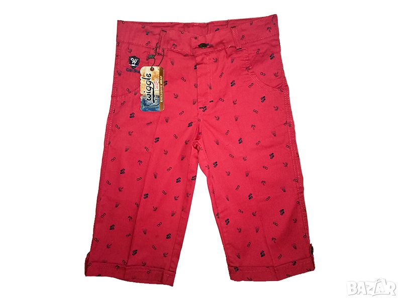 Панталон 7/8 за момче - бордо -10% ПРОМОЦИЯ, снимка 1