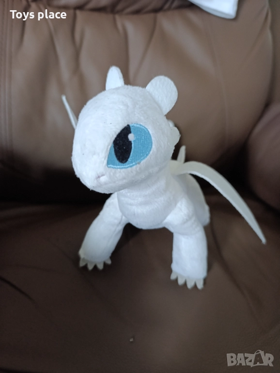 Плюшена играчка How to Train Your Dragon - Light Fury Как да тренираш дракон, снимка 1