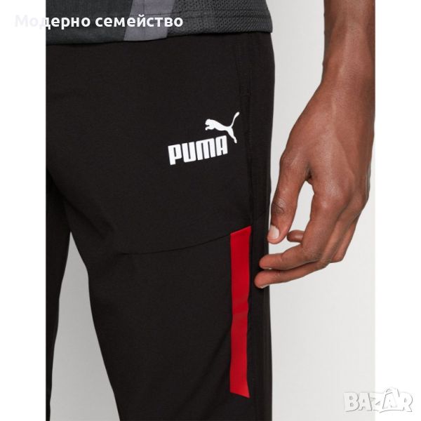 Мъжко спортно долнище puma x ac milan pre match woven pants black, снимка 1