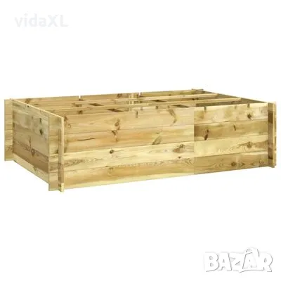 vidaXL Повдигната леха, 150x100x40 см, импрегнирано дърво(SKU:41915), снимка 1