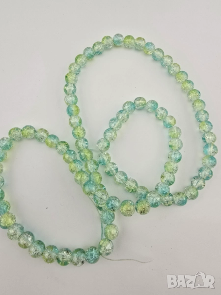 Стъклени Мъниста за бижута 10мм 8мм 6 мм 4мм J240, снимка 1