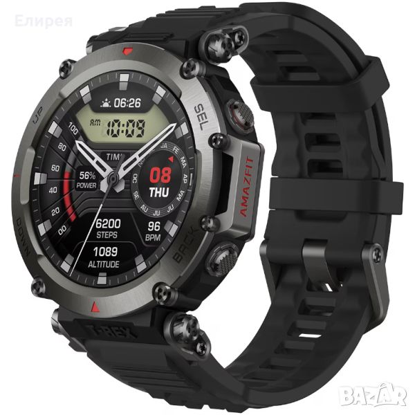 Смарт часовник Amazfit T-Rex Ultra, Abyss Black, снимка 1