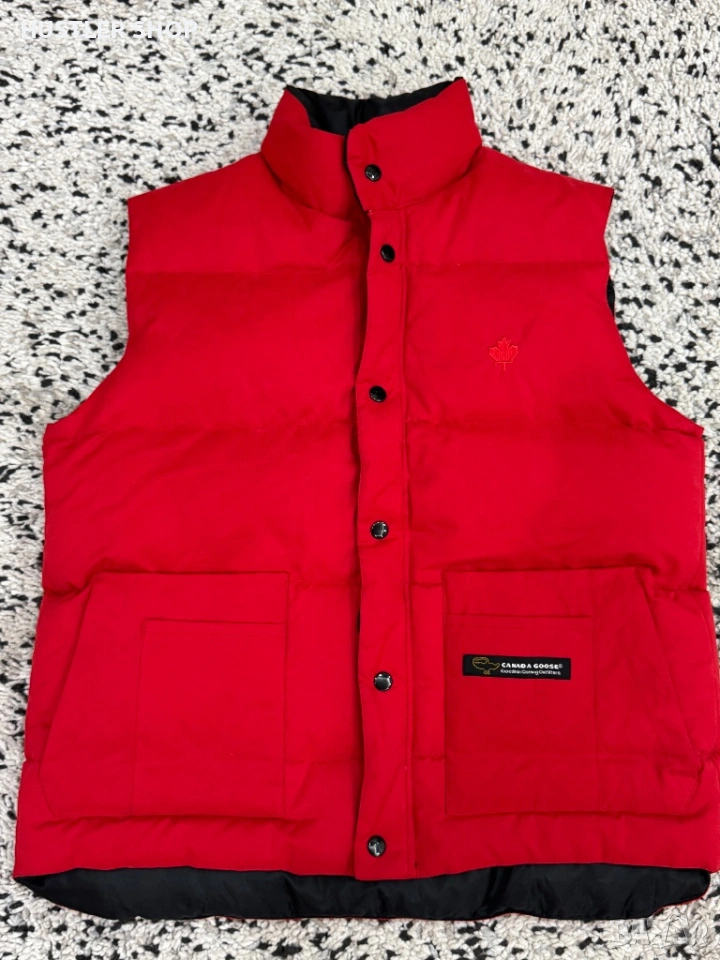 Мъжки пухен елек VINTAGE CANADA GOOSE DUCK DOWN. Размер М, снимка 1