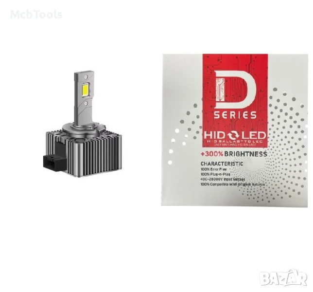 Диодни крушки за ксенон D1S/R – 2 бр/к-т, снимка 1