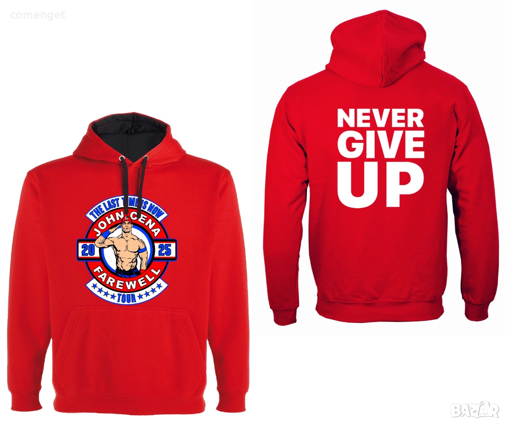 Суичъри / hoodie JOHN CENA FAREWELL WWE! Или с ТВОЯ идея!, снимка 1