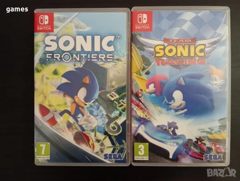 Sonic Frontiers и Team Sonic Racing за Nintendo Switch, снимка 1