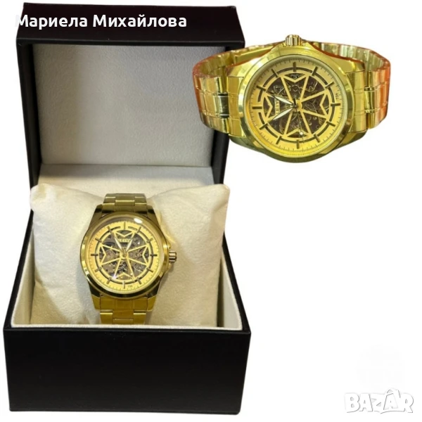 Луксозен мъжки часовник LEIYI с елегантен скелетон дизайн, снимка 1