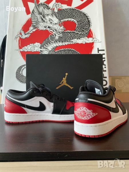 Nike Air Jordan 1 Low - червени, 43-ти номер, снимка 1